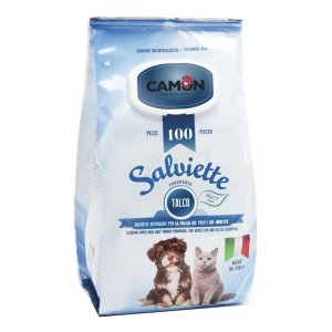 Salviette al talco 100 pezzi - salviettine detergenti profumate al talco