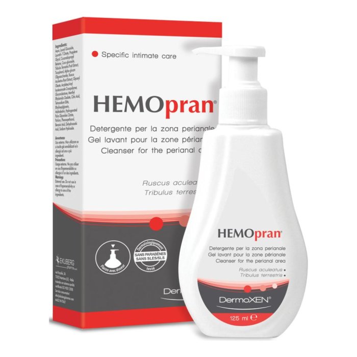 Ekuberg Pharma S.u.r.l. Hemopran Detergente Perianale 125 Ml