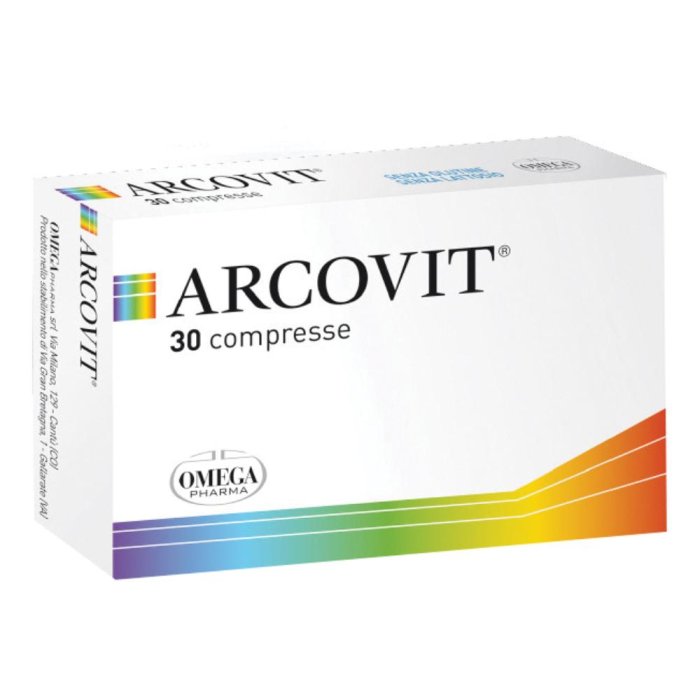 Omega Pharma Arcovit 30 Compresse