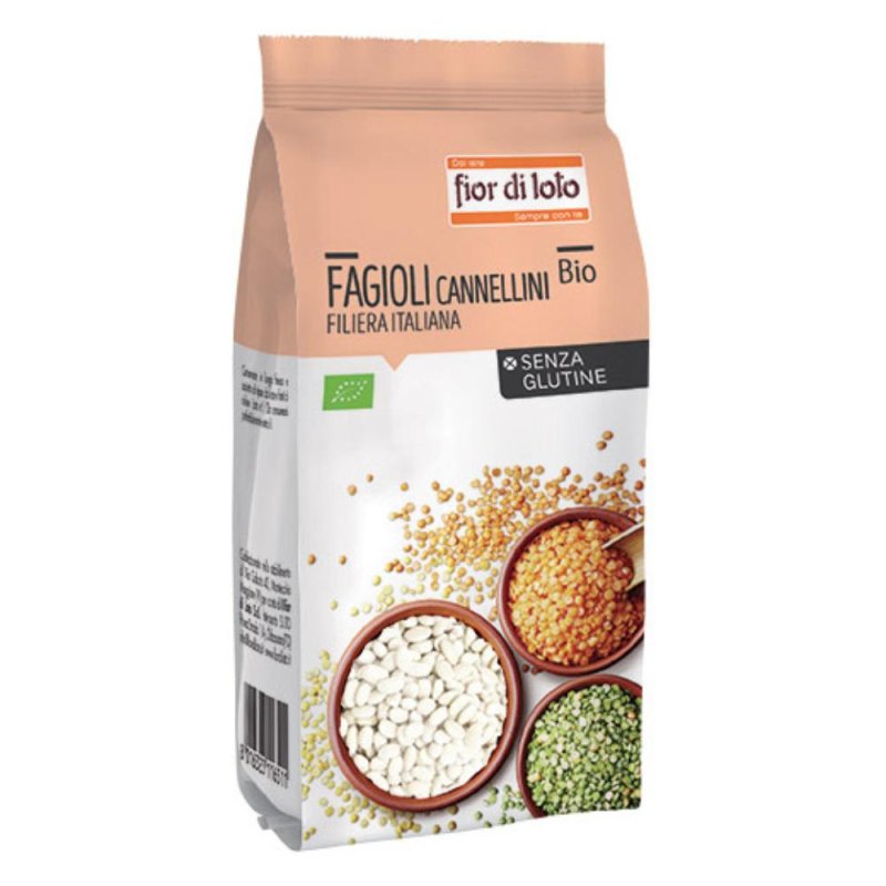 Fior Di Loto Fagioli Canellini Origine Italia Senza Glutine Bio 400g