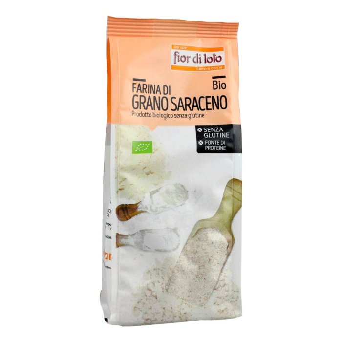 Fior di Loto Farina di Grano Saraceno Senza Glutine 375g