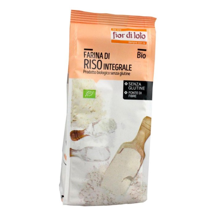 Fior di Loto Farina Riso Integrale Senza Glutine 375g