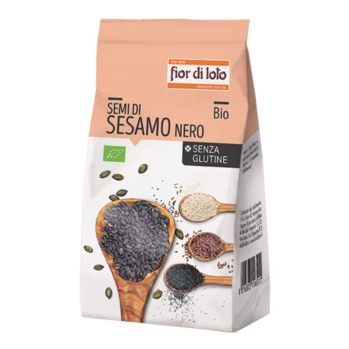 Fior di Loto Semi di Sesamo Nero Senza Glutine Bio 250g