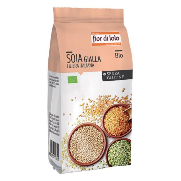 Soia gialla Italia bio 400 g soia gialla biologica italiana per zuppe e insalate