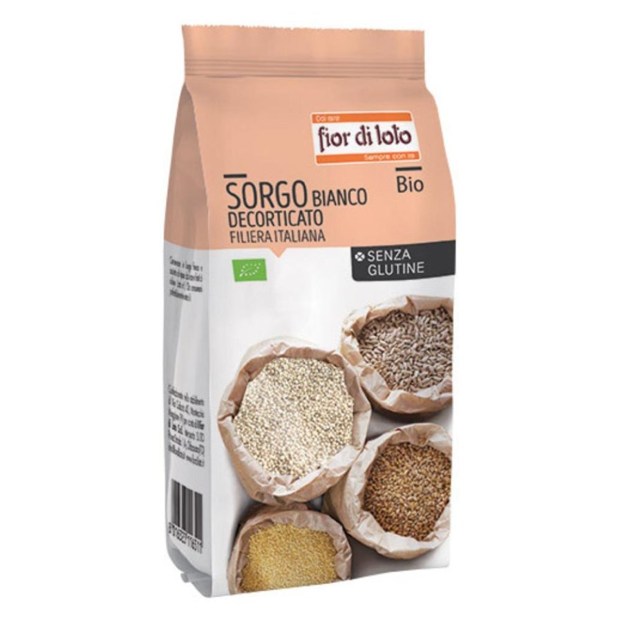 Fior di Loto Sorgo Bianco Decorticato Senza Glutine 400g Fior di Loto Sorgo Bianco Decorticato Senza Glutine 400g