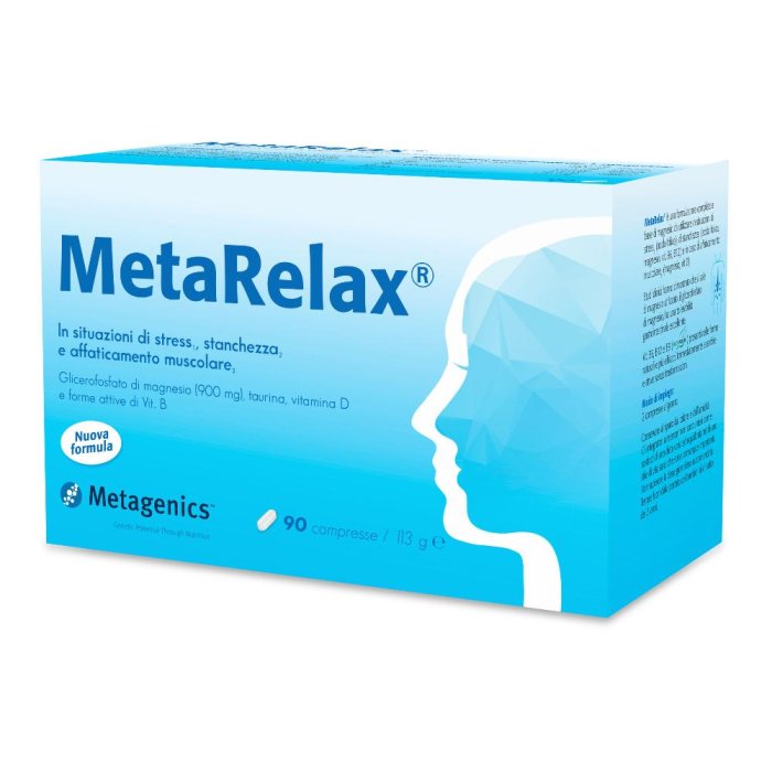Metagenics Belgium Bvba Metarelax New 90 Compresse