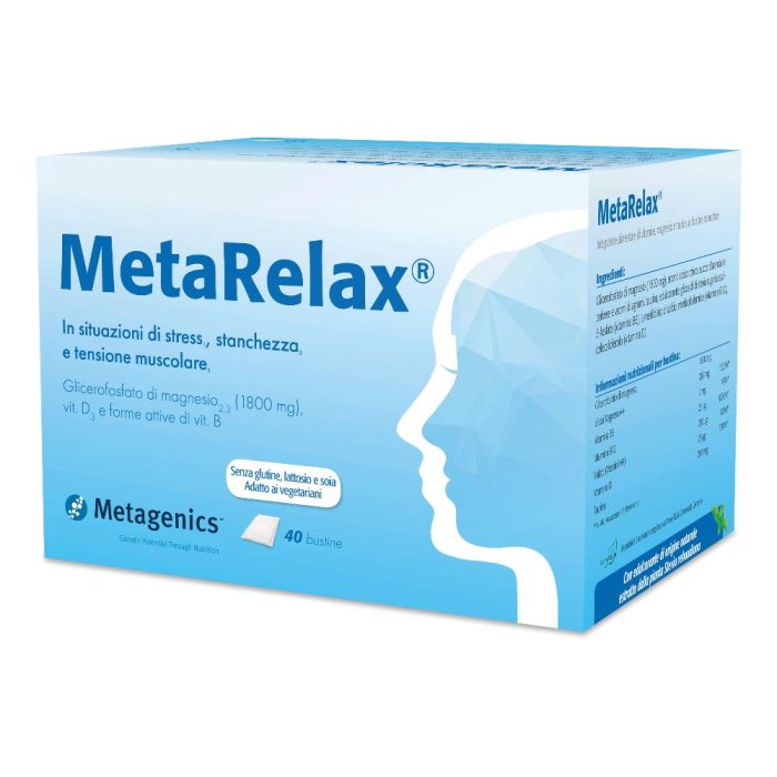 Metagenics Belgium Bvba Metarelax 40 Bustine New