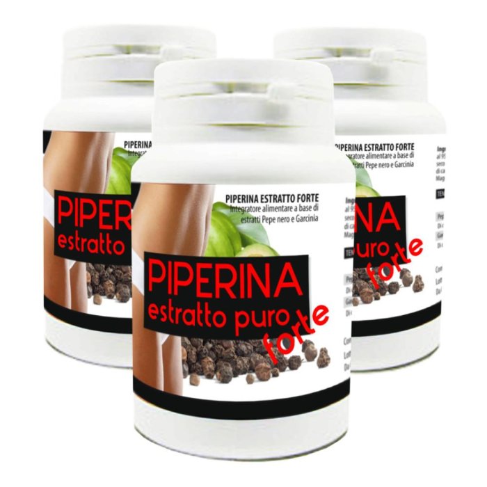 Piperina Estratto Puro Forte - Integratore Alimentare 60 capsule 