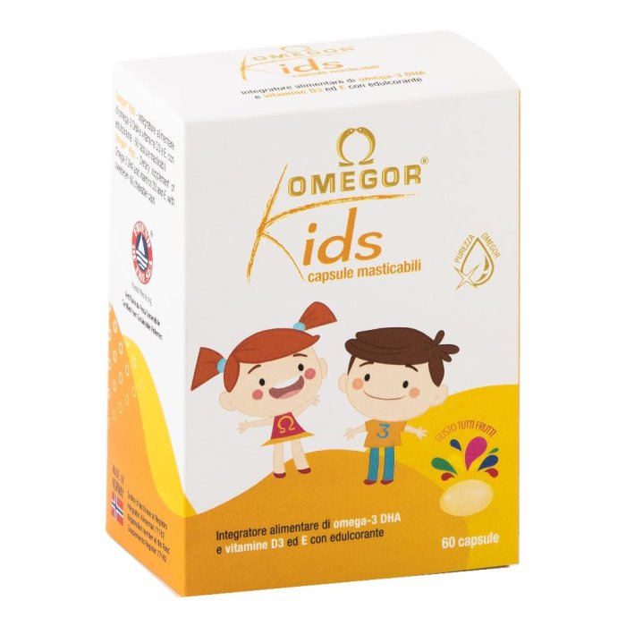 U.g.a. Nutraceuticals Omegor Kids 60 Capsule Masticabili