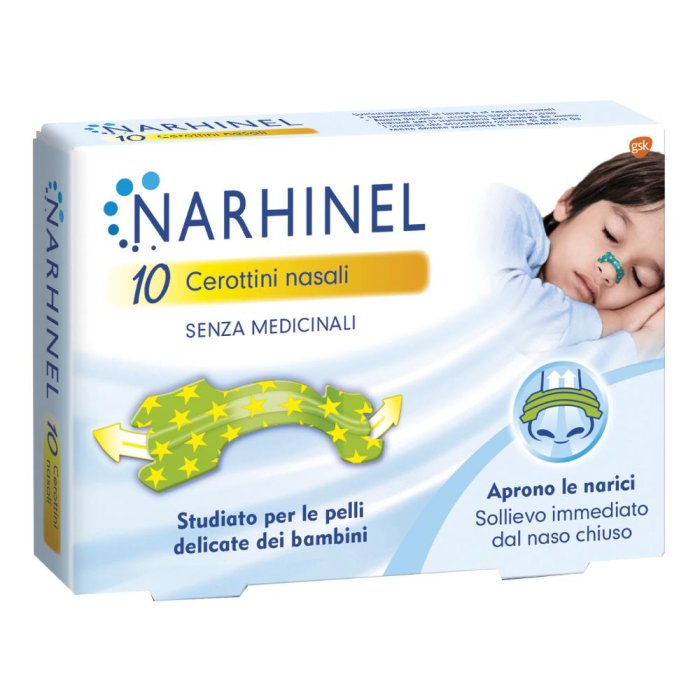 Glaxosmithkline C.health. Cerottini Nasali Bambini Narhinel