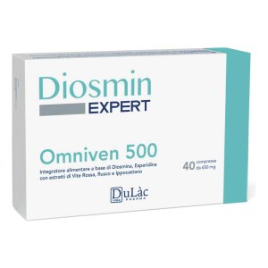 Diosmin 500 mg 40 Compresse | Alternativa a Omniven per Circolazione Venosa, Gambe Pesanti ed Emorroidi