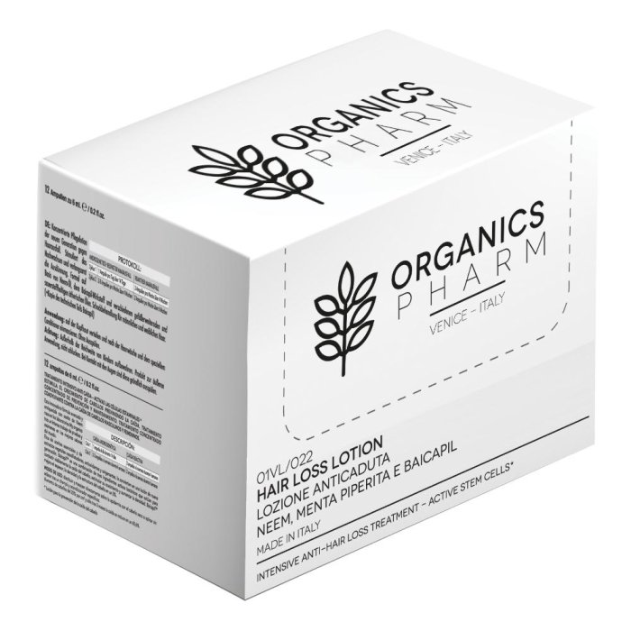 Lozione anticaduta capelli hair loss lotion 6 fiale trattamento intensivo rinforzante contro la perdita dei capelli