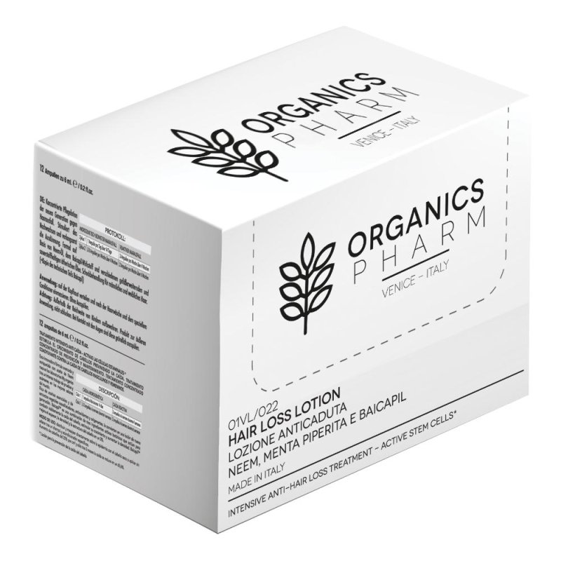Lozione anticaduta capelli hair loss lotion 6 fiale trattamento intensivo rinforzante contro la perdita dei capelli
