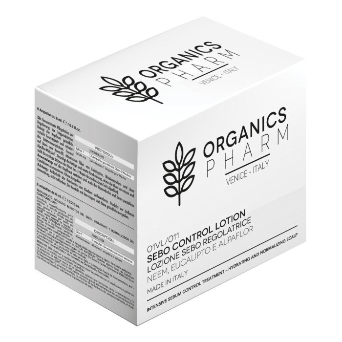 Organics Cure - Sebo Control Lozione Sebo-regolatrice Cuoio Capelluto 6 fiale