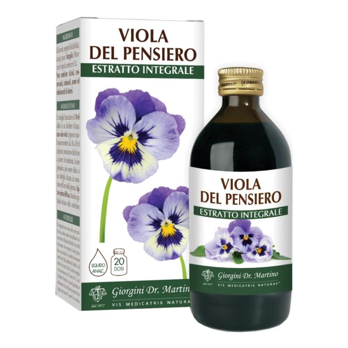 Viola Pen Estratto Integratore Alimentare Liquido 200 Millilitri per il Benessere Naturale