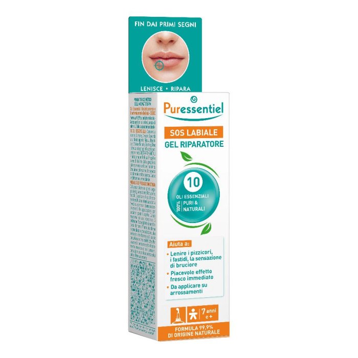 Puressentiel SOS Labiale Gel 10 Oli Essenziali 5ml