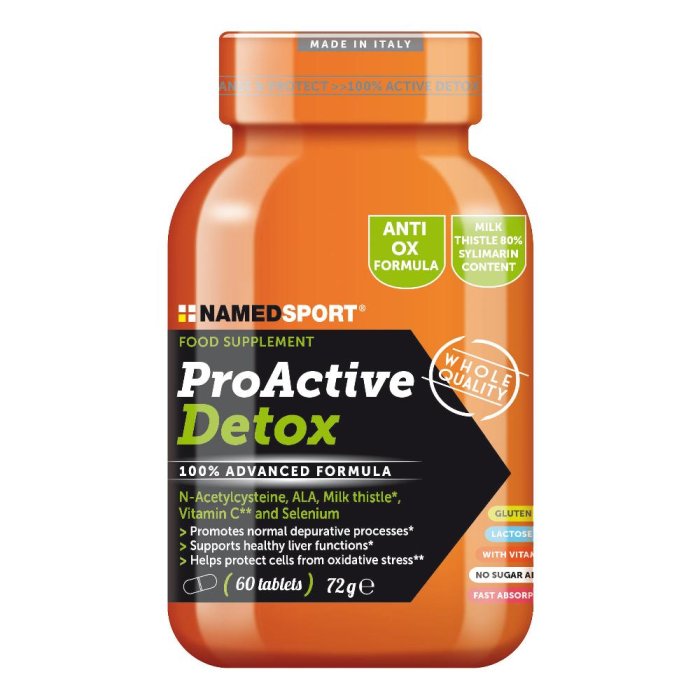 Named Sport ProActive Detox Integratore Epatoprotettore 60 Compresse