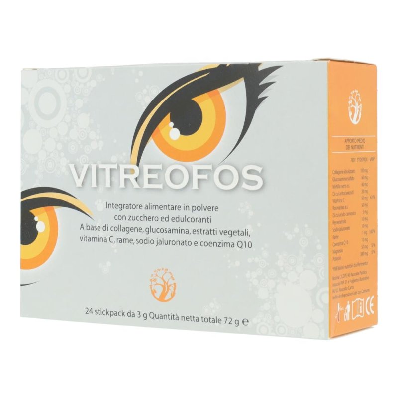 Vitreofos Integratore Alimentare Occhi e Vista 24 Bustine
