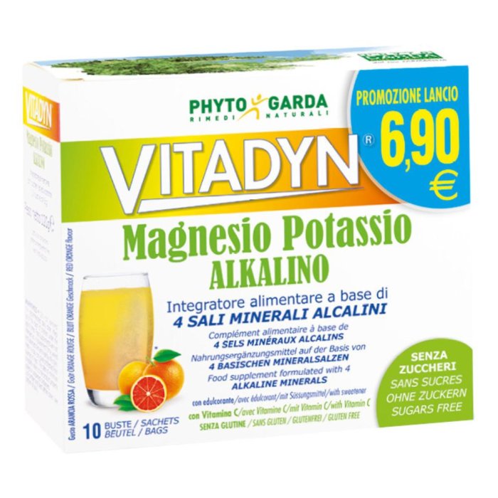 Phyto Garda Vitadyn Magnesio Potassio Alkalino 10 Bustine