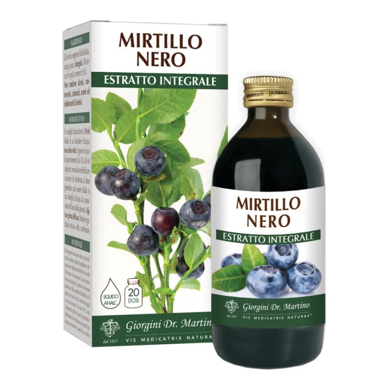  Mirtillo nero estratto integrale 200 ml