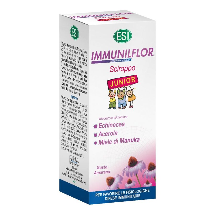 Esi Immunilflor Sciroppo Junior Integratore Alimentare 180 ml
