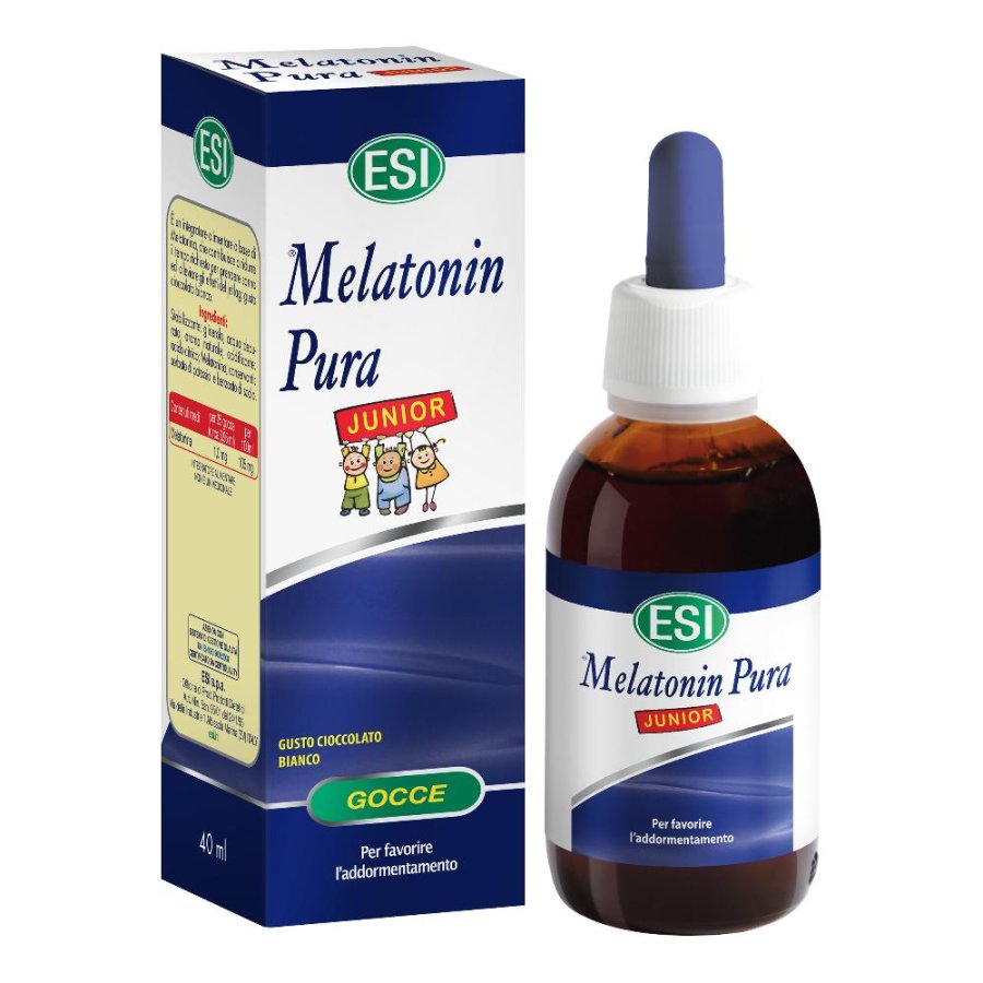 Esi Melatonin Pura Junior Integratore Alimentare Gocce 40 ml