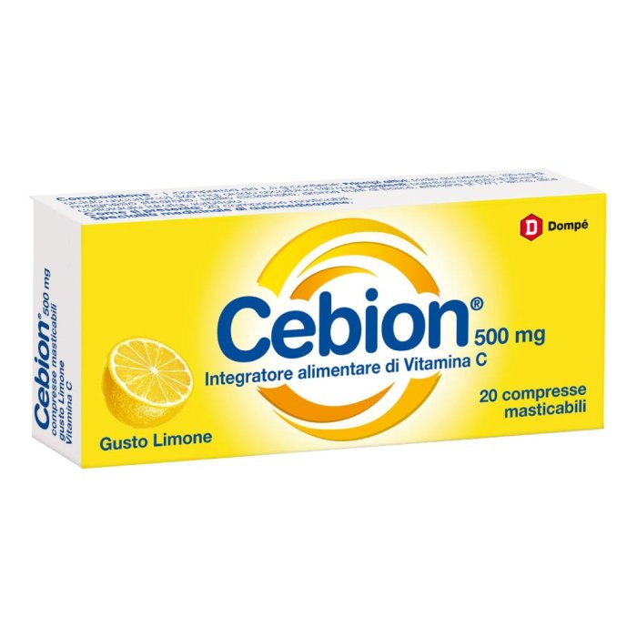 Cebion Masticabile Limone Vitamina C 20 Compresse