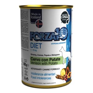 Forza10 Diet cervo paté umido cane alimento dietetico monoproteico