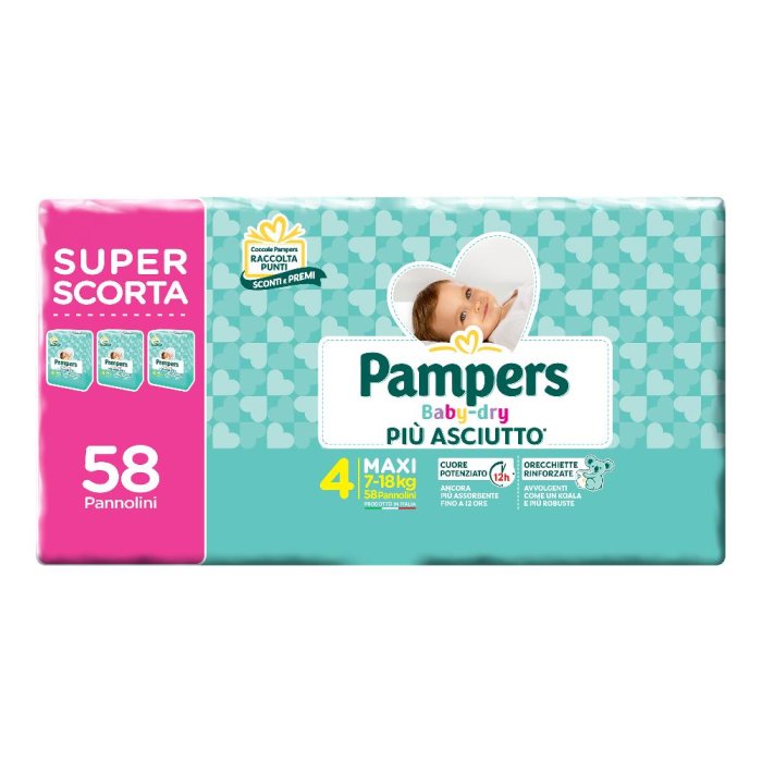 PAMPERS BD DWCT MAXI 58PZ 5810<<