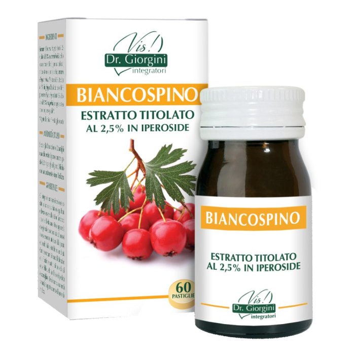 Biancospino Estratto Titolato 60 Pastiglie Giorgini