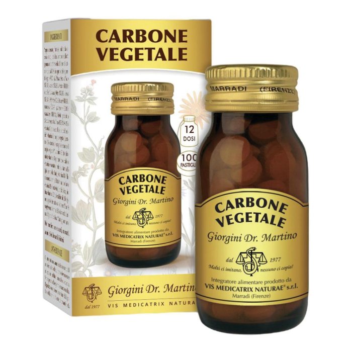 Vis Giorgini Ser-vis Carbone Vegetale 100 Pastiglie