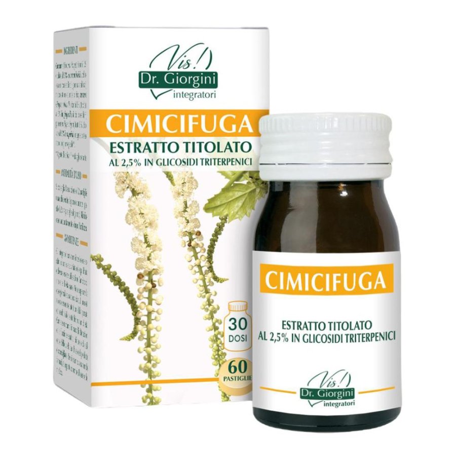 Cimicifuga Estratto Titolato 60 Pastiglie Integratore Naturale per Menopausa e Benessere Femminile