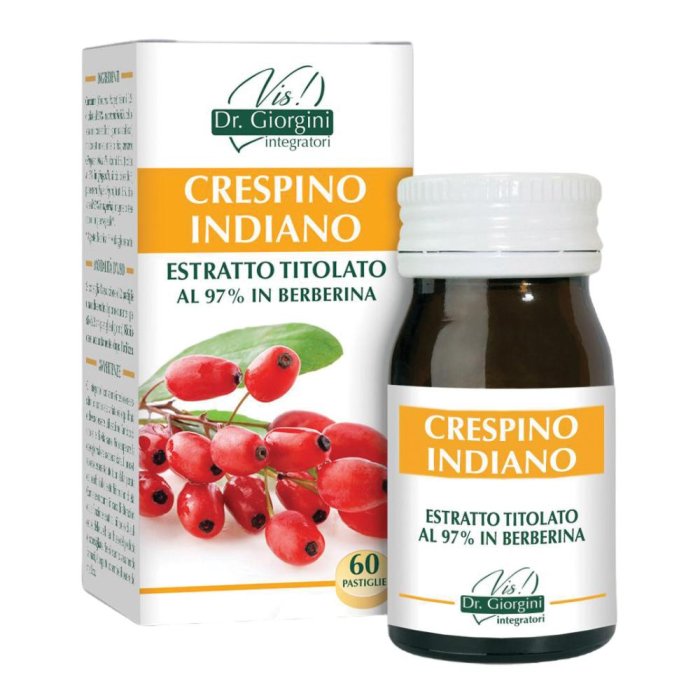 Crespino indiano estratto titolato 60 pastiglie - integratore fitoterapico a base di crespino