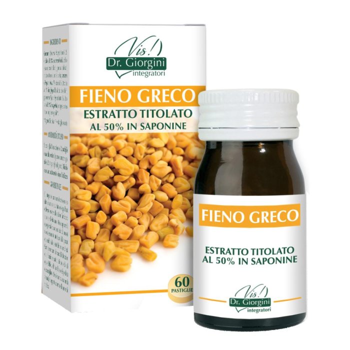Integratore Alimentare Fieno Greco Estratto Secco Titolato 60 Compresse