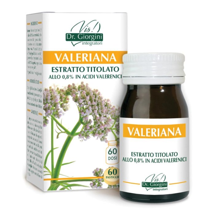 Valeriana Estratto Titolato 60 Pastiglie SVS Integratore Naturale per il Sonno e il Rilassamento