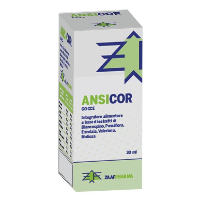 Ansicor 30 ml gocce integratore per ansia e agitazione