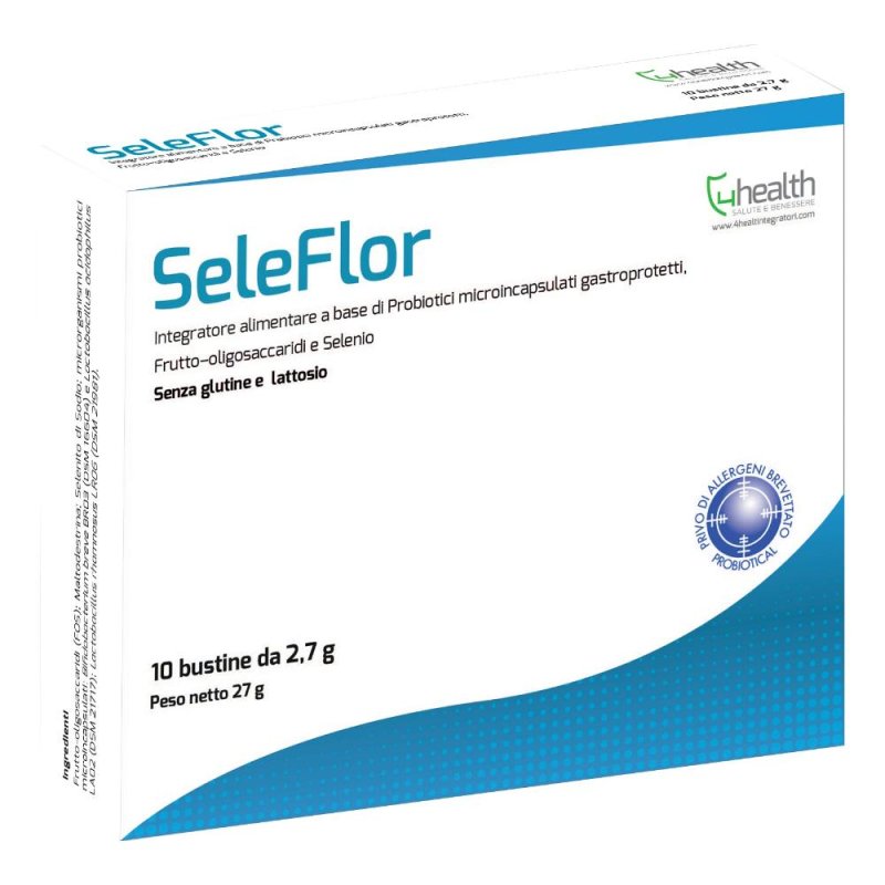 Seleflor 4H Integratore Fermenti Lattici Probiotici in Bustine – Confezione da 10 Bustine | Huzounet