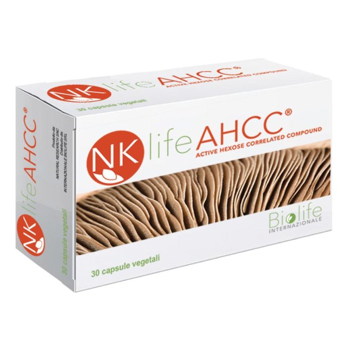 Nklife AHCC Integratore per il Sistema Immunitario 30 Capsule ad Alto Dosaggio