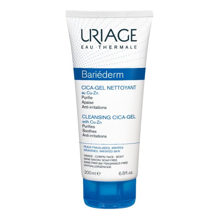 Uriage Bariéderm Cica-Gel Detergente Riparatore 200 ml