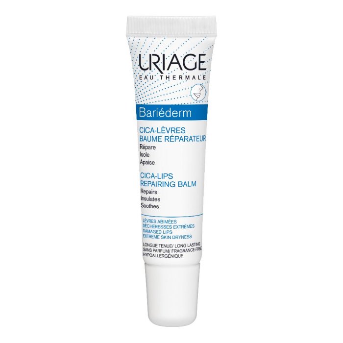 Uriage Bariederm Cica Levres Balsamo Labbra Screpolate 15 ml