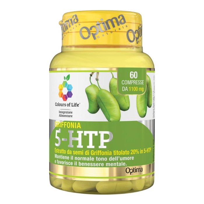 Optima Naturals Colours Of Life - Griffonia 5-HTP Integratore 60 Compresse