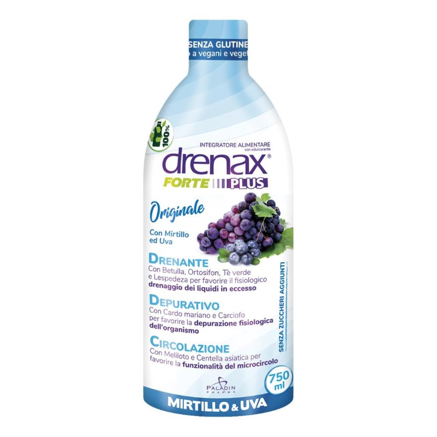Drenax Forte Mirtillo e Uva Drenante 750 Ml