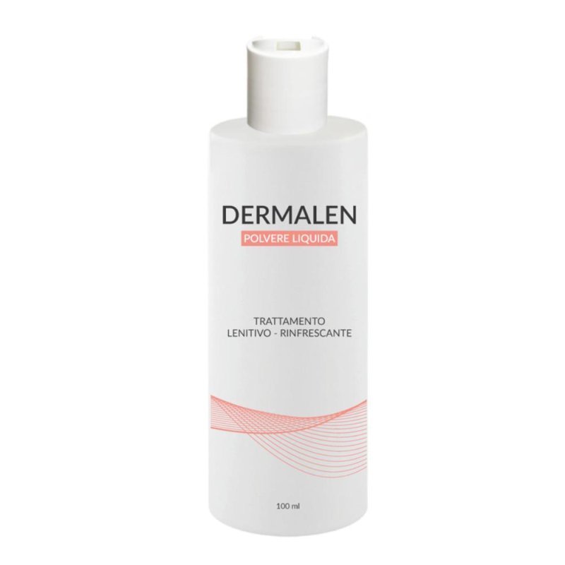 DERMALEN Polvere Liquida 100 ml dermalen Trattamento Lenitivo e Assorbente per Irritazioni Cutanee e Arrossamenti della Pelle DERMALEN Polvere Liquida 100 ml dermalen Trattamento Lenitivo e Assorbente per Irritazioni Cutanee e Arrossamenti della Pelle