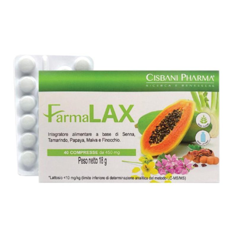 Farmalax 40 Compresse Lassativo Delicato per la Regolarità Intestinale