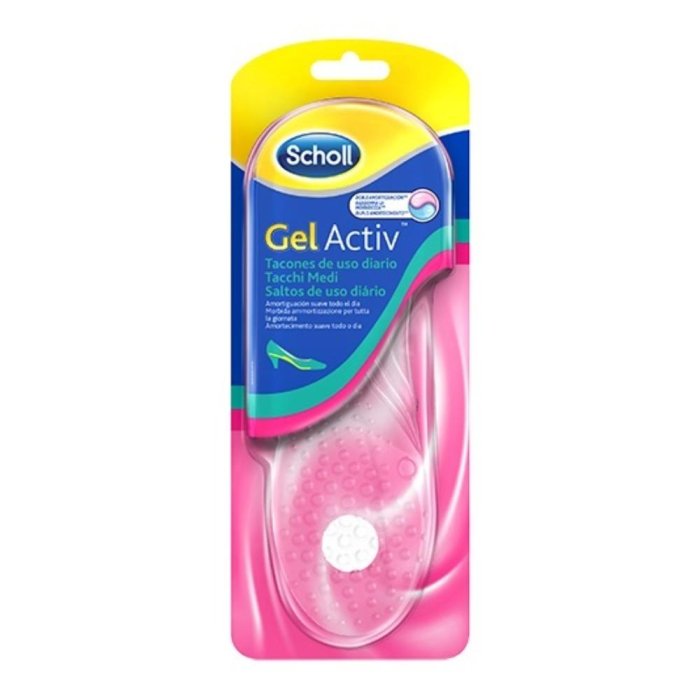 Scholl Gel Activ Tacchi Medi Cuscinetto Trasparente Misura Da 35 a 40.5 1 Paio