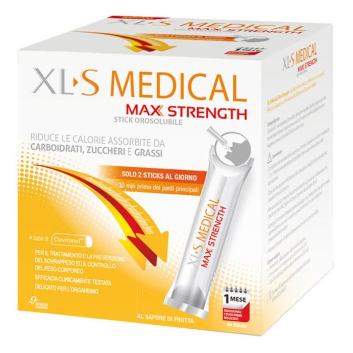  XLS Medical Max Strength 60 Stick Orosolubili
