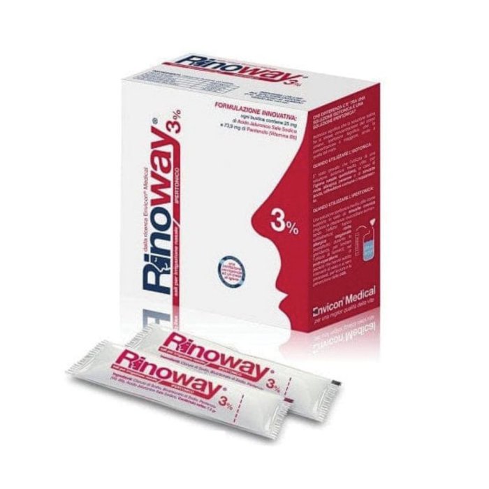 Envicon Medical Rinoway - 3% Sali Ipertonici per Doccia Nasale 60 Bustine