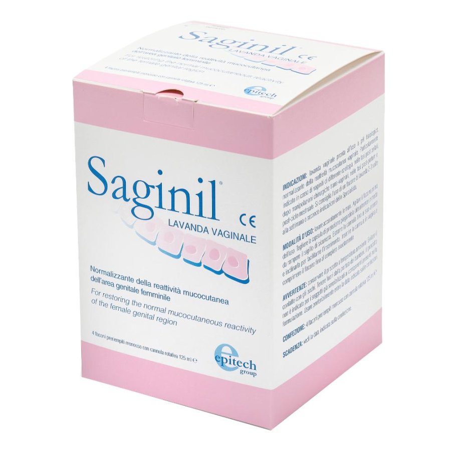 Epitech Group Saginil Soluzione Vaginale 4 Flaconi Da 125 Ml Epitech Group Saginil Soluzione Vaginale 4 Flaconi Da 125 Ml