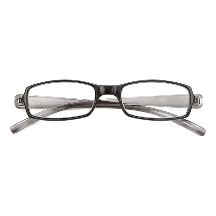 Occhiali da Lettura Twins Double Nero e Grigio +2,50 Montatura Elegante Unisex