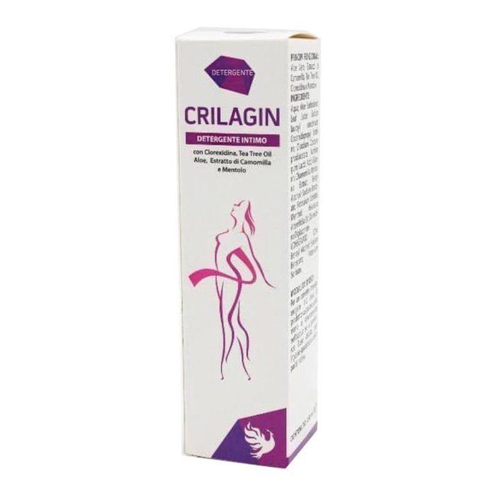 Crilagin Detergente Intimo con Tea Tree Oil, Clorexidina e Aloe Vera 250 ml